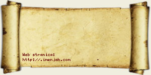 Tijana Nenadović vizit kartica